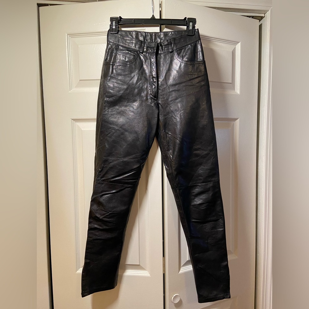 Vintage Genuine Leather Pants